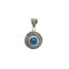 Woven Pendant With Blue Topaz Combines - Image 2