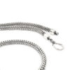 5mm Sumbu Kompor Square Silver Chain Necklaces - Image 2