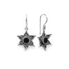 Anting Matahari dengan Onyx Hitam