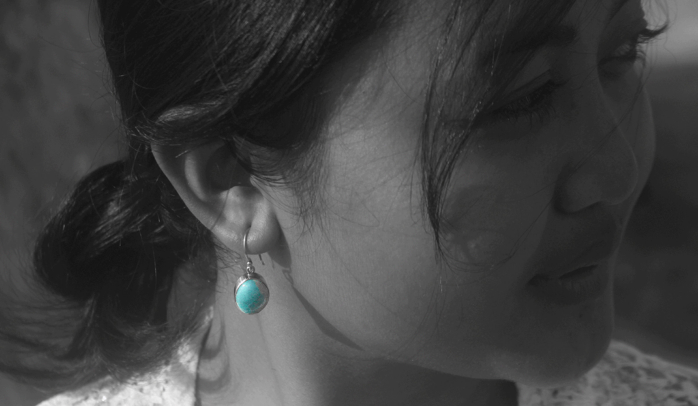 Earrings -With Gemstone
